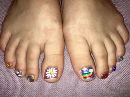 footワンカラー💫