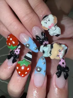 【人気👑No.1】3300円off‼️artmenu パーツ付け放題「持参⭕️」