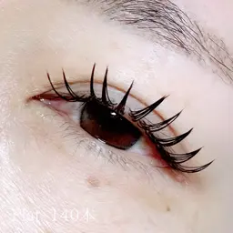 フラットラッシュ140本