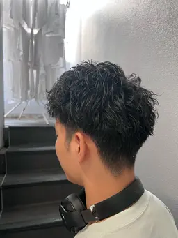 カット+ピンパーマ🧑‍🦱