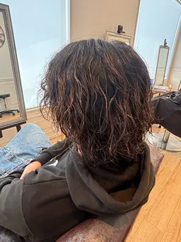 メンズカットパーマ