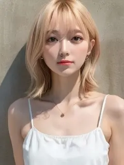 【⭐️ブリーチメニュー⭐️】似合わせカット＋イヤリングカラー＆フルカラー＋4ステップ髪質改善トリートメント