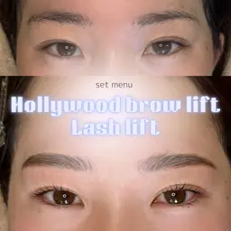 eyebrow perm+ lash lift🩶垢抜けsetメニュー🪄