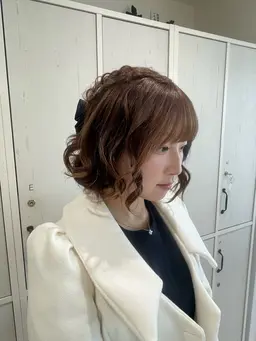 🌸卒業式限定ハーフアップアレンジ🌸