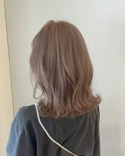 全頭ブリーチ ＋ オンカラー 🐱🐾  髪質改善トリートメント  .  ໋☪︎  超音波ケアプロ使用