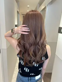 ブリーチなしカラー🙆　トリートメント込みで可愛いくします🖖🏻