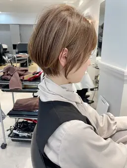 🫧🏳️‍⚧️前髪なしショート×カラー×艶トリートメント🏳️‍⚧️🫧