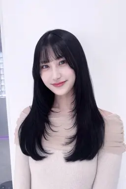 🇰🇷韓国風トレンドレイヤーカット🇰🇷小顔に見える似合わせレイヤ✨ー＋炭酸スパ