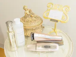 《肌質改善》クレンジング、洗顔、毛穴ケア、ラジオ派、EMS、ホワイトシャイニングマスク、お仕上げ。高級デパコスを使用