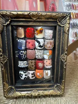 フットネイル、定額デザイン。オフ代込み。