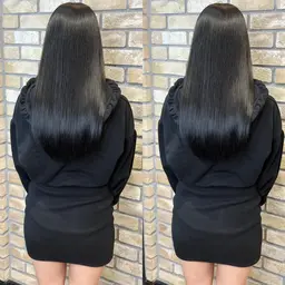 【✨人気メニュー✨】髪質改善地毛風ストレート(縮毛矯正)+似合わせカット+厳選７種のトリートメント