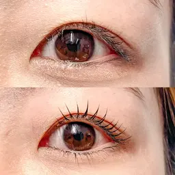 【技術モデル】まつげパーマ上下セット♡👀