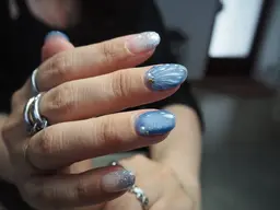 【パラジェル】ネイルが初めての方に人気/持ち込みデザイン/2本アート《オフ🈶》