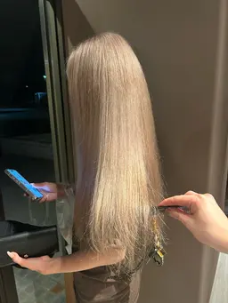 【半額超え🚨人気No.2】2回ブリーチカラー＋10000円髪質改善トリートメント無理サービス付き