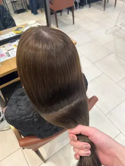 🐚最高級メニュー🐚脱白髪染め透明感グレイカラー(リタッチ)&髪質改善TOKIOトリートメント