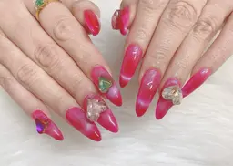 スカルプ◆マグネット or フラッシュネイル