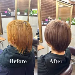 【👩‍🎓白髪染め卒業👩‍🎓】👩‍🦳白髪ぼかしハイライト👩‍🦳