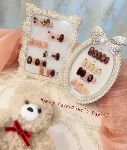 🍫オフ込み🧸木曜日・土曜日・日曜日 限定🌹バレンタイン限定定額アート🍓♡¥5500〜¥9800🍬(指名なし)