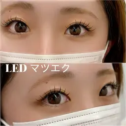 【人気No,1 💚LEDマツエク】2倍長持ち！高持続フラットラッシュ100本　5980