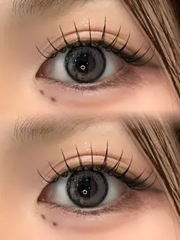 マツエクモデル🤍フラットラッシュ140本（アップワード追加は¥1100✨️）