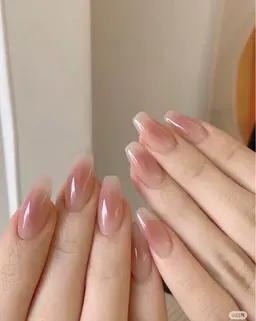 シンプルチークネイル(ベースカラー付き) 6480