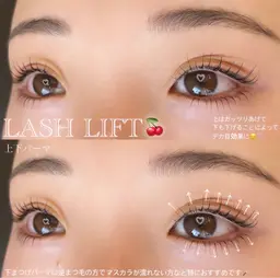 まつ毛パーマ エクステオフあり