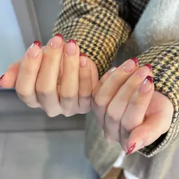 【上品/シンプル】ワンカラー/フレンチ(オフ込み⏱)