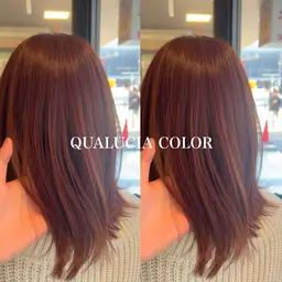 クオルシアカラー(暖色系)＋ベーストリートメント＋カット
