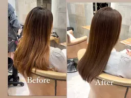 【業界最高峰✨】大人気！アップグロストリートメント✨＋低ダメージワンカラー🤍＋コテ巻き付き