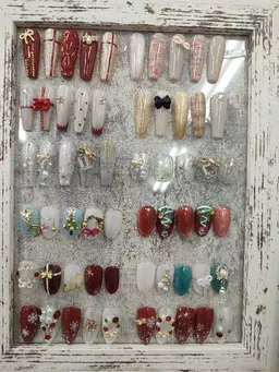 クリスマス定額デザイン(ジェルオフ込み)