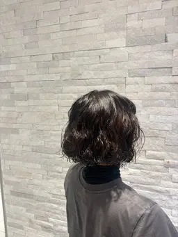 カット＋コテ巻き風パーマ🪄＋トリートメント