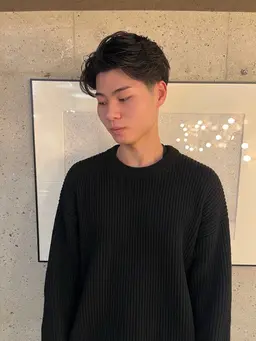 カット➕ニュアンスパーマモデル【メンズカット】【メンズパーマ】