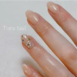 ワンカラー🩷1本アート付き（オフなし）