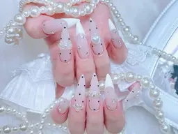 長さ出し込み/💫150分持ち込みアートデザインやり放題&パーツつけ放題