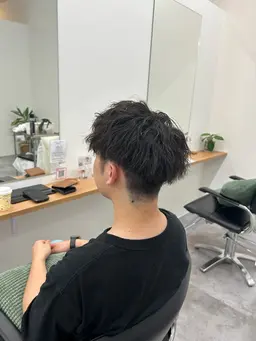 カット+デザインパーマ🌀