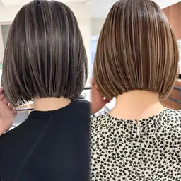 ☘️カット＋ハイライト透明感カラー☘️白髪ぼかしはお任せください！