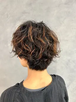 \平日限定/カット+パーマ+ケアトリートメント