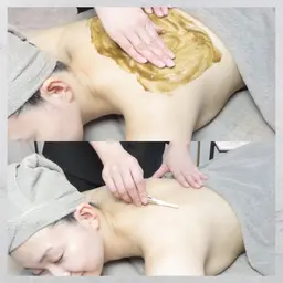 12月限定価格🎉美背中👗✨【背中のざらつき・黒ずみ・産毛に】背中全面幹細胞ハーブピーリング🌿＋背中脱毛✨