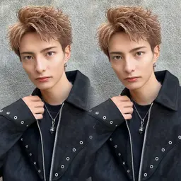 men'sカット＋パーマ＋1STEP髪質改善TR