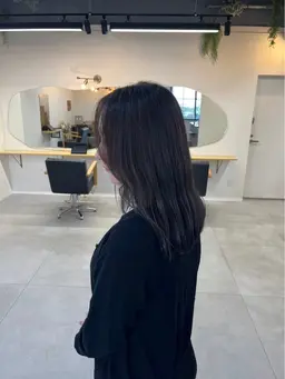 『トレンド＋髪質』カラー＋『骨格に合わせた』カット＋2ステップトリートメント