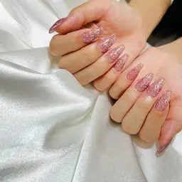 【うるキラ☆チップ長さ出し10本】ワンカラー/マグネット/フラッシュ/ラメ◎