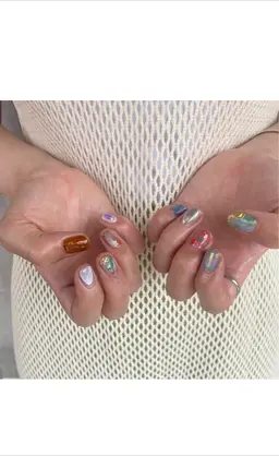 🪞自爪を傷つけない！【10本ニュアンスネイル】