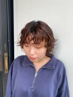 【いつでも可愛く🤎】前髪カット+前髪パーマ