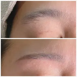 眉の輪郭を整えてアイブローメイクの時間をギュッと短縮！