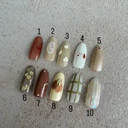 【オフ有】ワンカラー+写真アート2本付