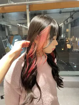 【ケアブリーチ使用💫】1日5名限定‼️インナーカラーorフェイスフレーミング+全体カラー✨️