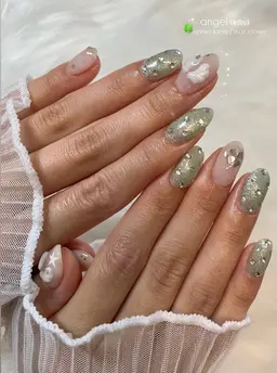 10本やり放題♡ /丁寧ケア/ドリンク付き🫧/オフなし/カラー・パーツ10本やり放題/持ち込みパーツ・デザイン可