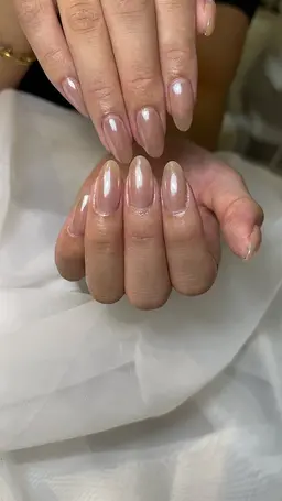 ミラーネイル(オーロラネイル)