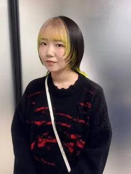 カット + デザインカラー（ブリーチなし）+ トリートメント.•♥