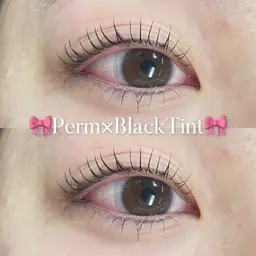 話題✨️韓国発🇰🇷【マスカラパーマ】まつ毛パーマ(上)×ブラックティント🖤高円寺/中野/阿佐ヶ谷🕊️